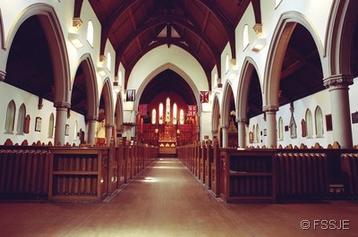 La nef et le chœur de l'Église-Cathédrale