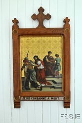 La première station du chemin de croix