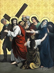Quatrième station : Jésus rencontre sa mère
