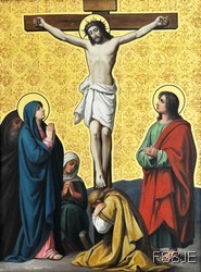 Douzième station : Jésus meurt sur la croix
